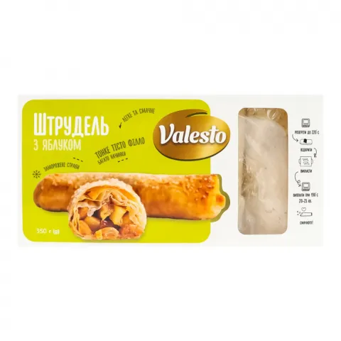 Штрудель Valesto 350 г з яблуком