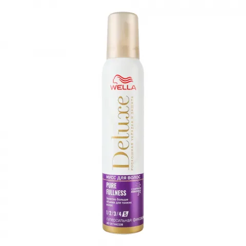 Мус д/волосся Wella Deluxe 200 мл Виразний об`єм д/тонкого волосся