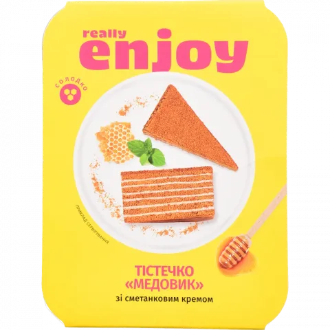 Тістечко Really ENJOY 300 г Медовик сметанний