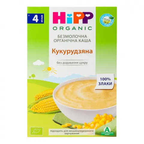 Каша Hipp Біо безмол. 200 г Кукурудзяна орган. 2763