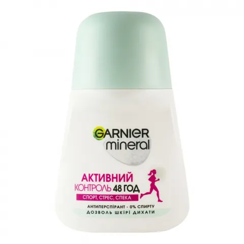 Дезодор Garnier 50 мл жін. Мінерал Активний контроль спорт стрес