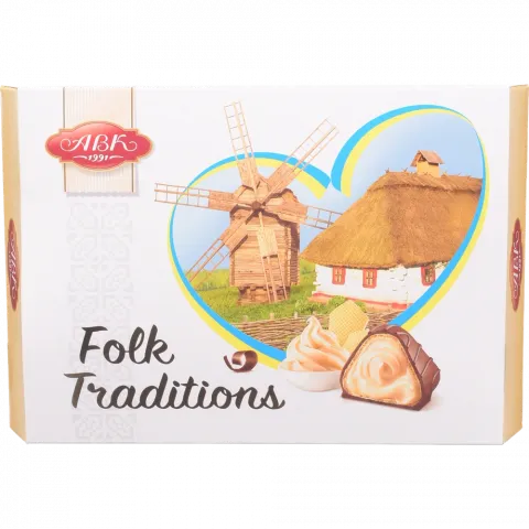Цукерки АВК Folk Traditions 142 г