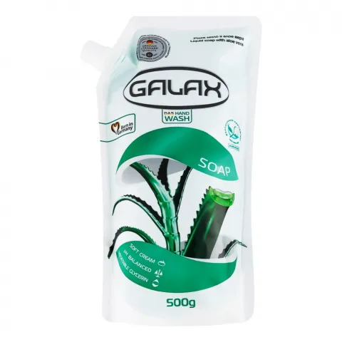 Мило рідке Galax 500 г д/пак. з алое вера