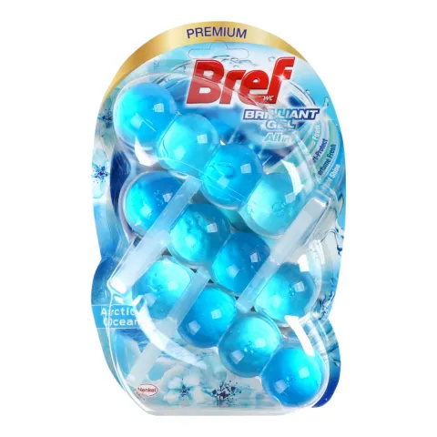 Освіж. д/унітазу Bref 3х42 г Блискучий гель Арктичний океан