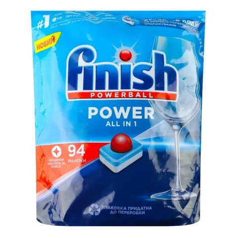 Таблетки Finish д/ ПММ All in 1 94 шт.