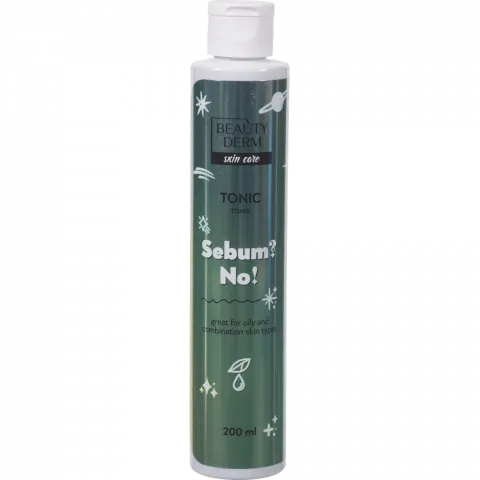 Тонік д/обличчя Beauty Derm 200 мл Sebum?No!