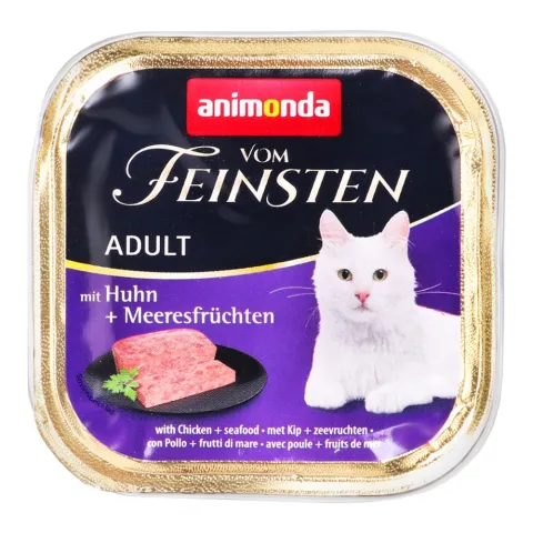 Корм д/котів Animonda 100 г Vom Feinsten з куркою та морепродуктами
