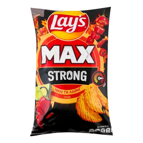 Чипси Lays Max 95 г Чилі та лайм