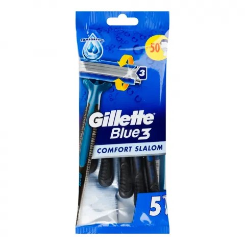 Станок однораз. д/гоління Gillette 5 шт. Blue 3 Comfort Slalom