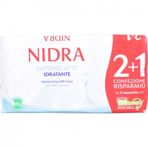 Мило Nidra 3х90 г з молочними протеїнами