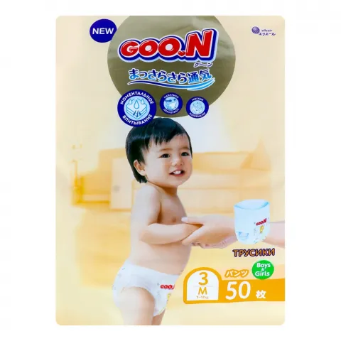 Підг. Трусики Goo.N унісекс Premium Soft M (7-12 кг) 50 шт.