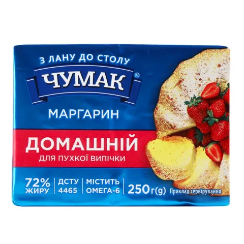 Маргарин Чумак 72 250 г Домашній
