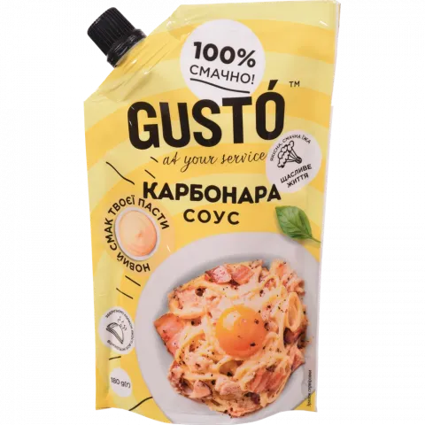 Соус Густо 180 г д/п Карбонара