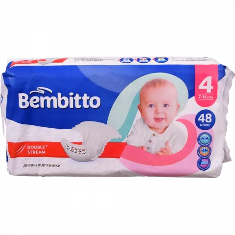 Підг. Bembitto 48 шт. 4 (7-14 кг)