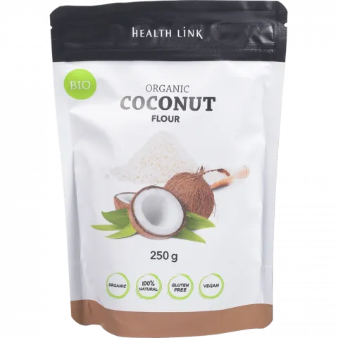 Борошно Health Link 250 г кокосове органічне