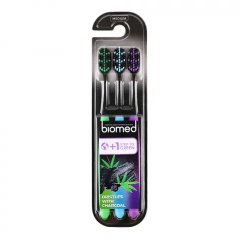 Зуб. щітка Biomed Black 2+1