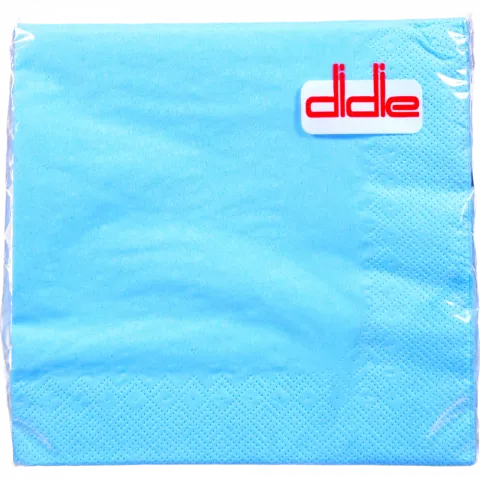 Серветки Didie 20 шт. 3333 2-х шар блакитна