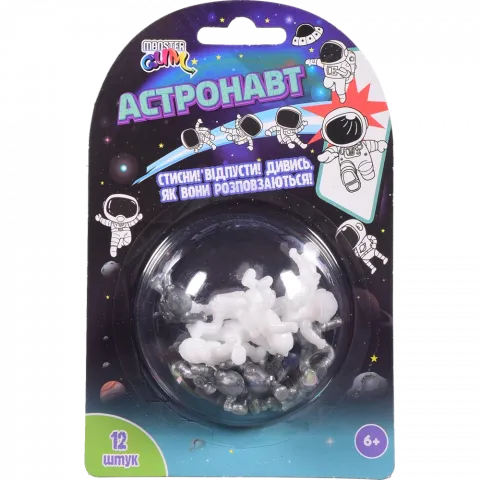 Іграшка-антістрес MonsterGum Розповзунчики Астронавт