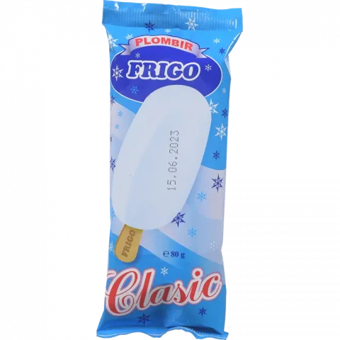 Морозиво FRIGO 80 г Пломбір класичний на пал. (Молдова) И956