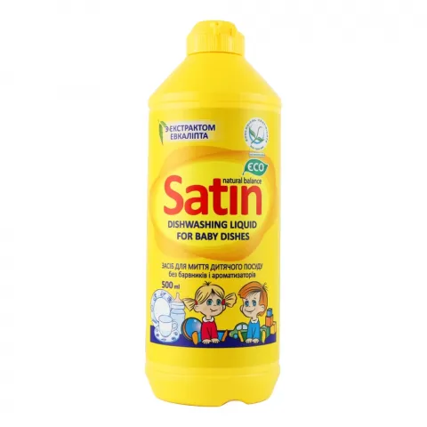 Засіб Satin Natural Balance 500 мл д/миття дитячого посуду