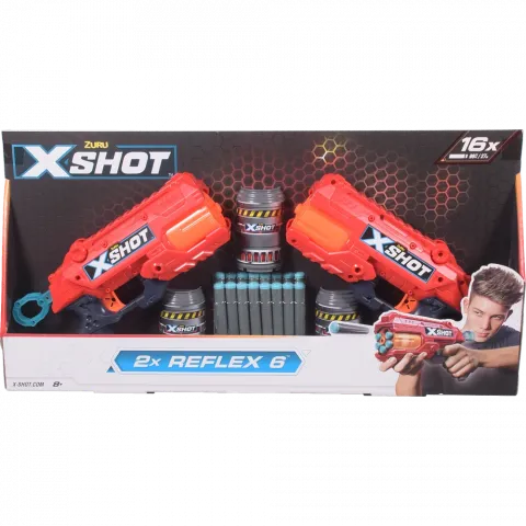 Набір Швидкострільних бластерів X-Shot Red Excel Reflex Double 36434R