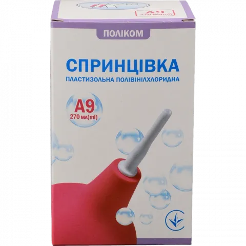 Спринцівка Поліком 270 мл з м`яким наконечником А- 9