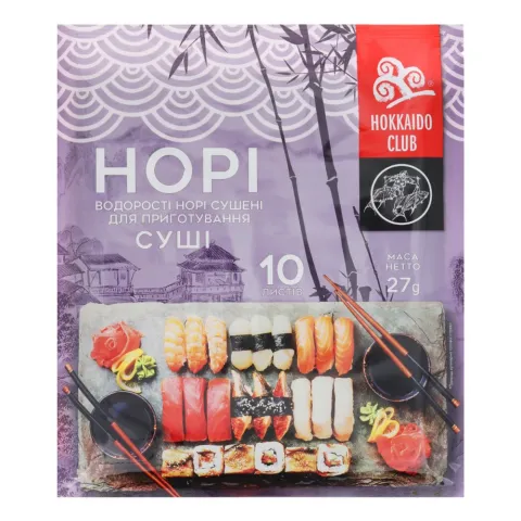 Норі Hokkaido Club д/приготування суші (10 листів)