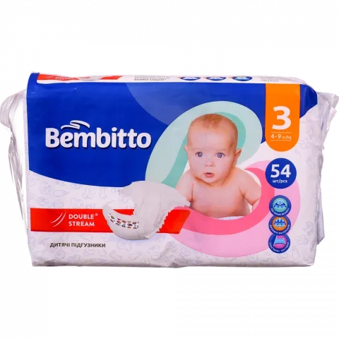 Підг. Bembitto 54 шт. 3 (4-9 кг)