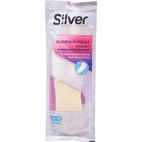 Устілка Silver зима алюм. фольга, вовна з супін.