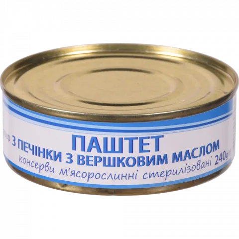 Паштет Єврогруп печінковий 240 г з вершковим маслом