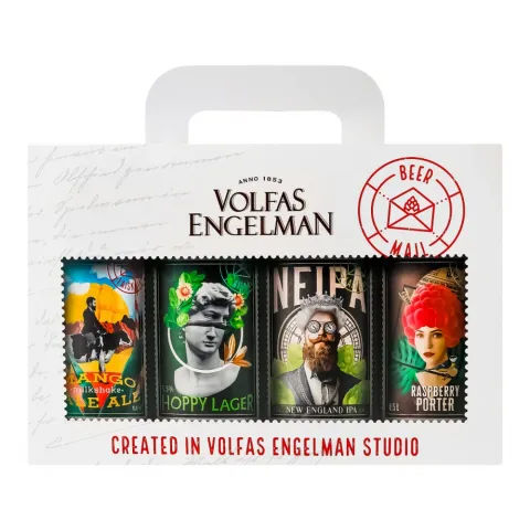 Набір Пиво Volfas Engelman 4х0,5 л з/б