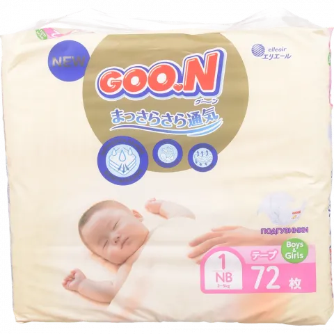 Підг. Goo.N унісекс Premium Soft (до 5 кг) 72 шт.