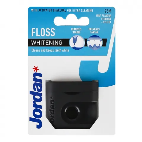 Нитка д/зубів Jordan Multi Action floss 25 м відбілюючий з фтором попередження зубного каменю