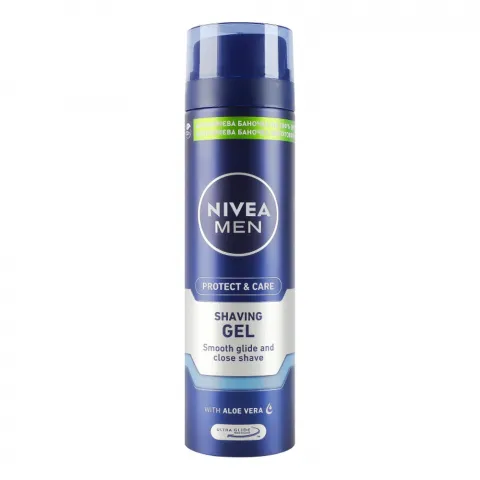 Гель д/гоління Nivea 200 мл Захист та догляд Зволожуючий