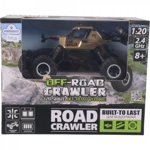 Іграшка Автомобіль Off-Road Crawler на р/к Car VS Wild 1:20 метал. корпус/золотий акум. 3,6V SL-109