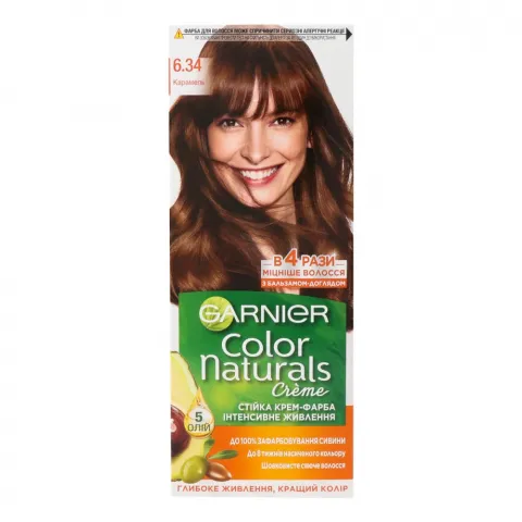 Фарба Garnier Color Naturals 6.34 Карамель