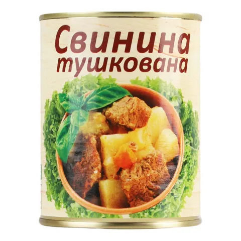 Конс Свинина L`appetit 340 г з/б Тушкована