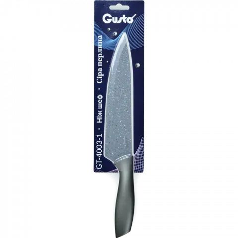 Ніж-шеф Gusto сіра перлина 20,3 см 128571 GT-4003-1