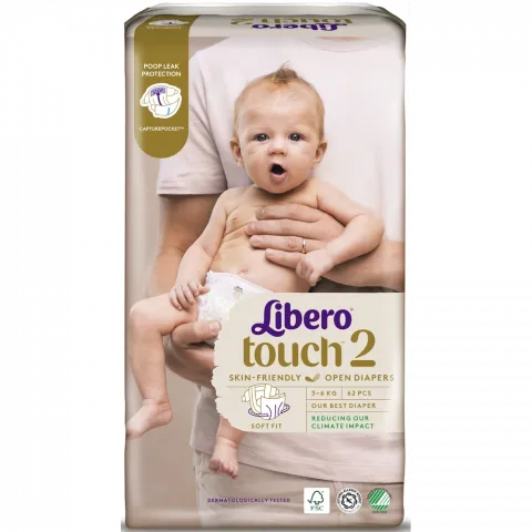 Підг. Libero 62 шт. Touch 2 (3-6 кг)