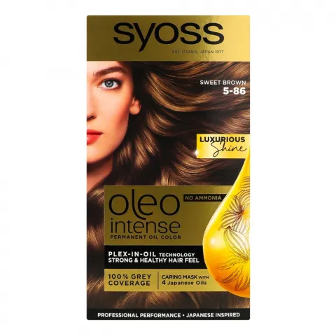 Фарба д/волосся Syoss Oleo Intense 5-86 Карамельний каштан