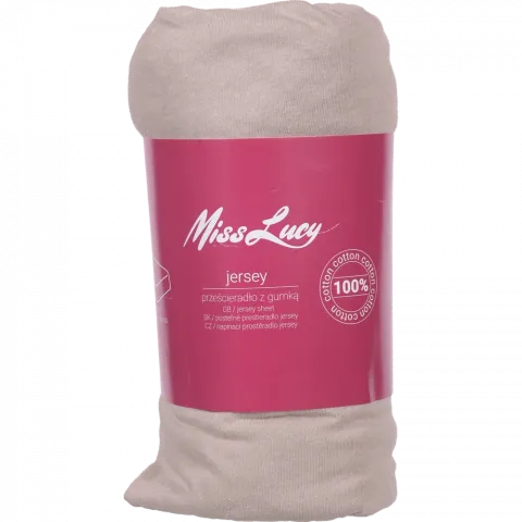 Простирадло на резинці Miss Lucy 160х200 см, 140 гр/м2, мікс кольорів арт. 8P9799 И692