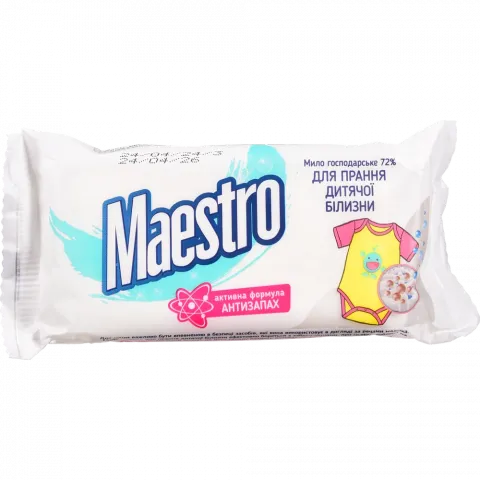 Мило господар. Maestro 125 г д/прання дит. білизни