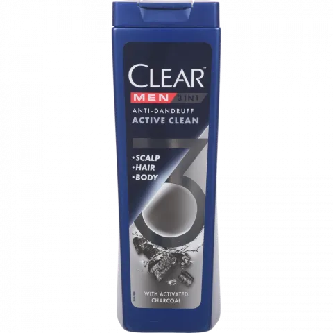 Шампунь Clear 360 мл п/лупи д/чол. 3в1 Свіжість з крижаним ментолом