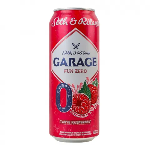 Напій б/алк. Garage fun zero 0 0,5 л з/б Taste Raspberry