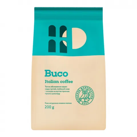 Кава Buco 200 г мел. Рецепт Італії