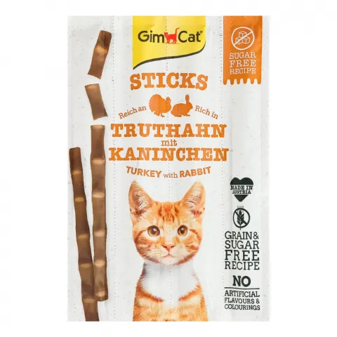 Ласощі-Палички м`ясні д/котів Gimpet 3 шт. індичка та дріжджі