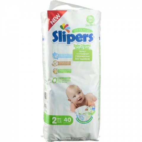 Підг. Slipers T-202 2 Twins 40 шт. (3-6 кг) И987 (Туреччина)