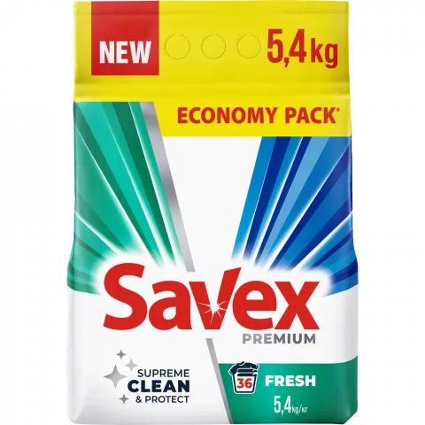 Порошок Savex 6/5,4 кг автомат 2 in 1 Fresh И103/954