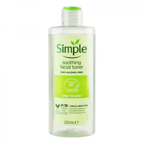 Тонік д/обличчя Simple 200 мл Kind to Skin заспокійливий