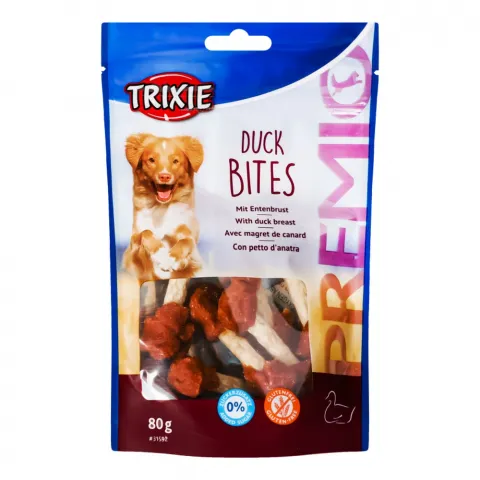 Ласощі д/собак Premio Duck Bites 80 г з качкою 31592